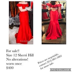 Beautiful Red Sherri hill dress!!